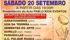 Galegos acolle a Foliada Fraga do Petón 2025 este sábado 20 de setembro
