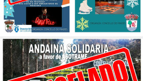 O Concello de Frades suspende a Festa de Nadal, a Andaina Solidaria e a excursión a patinaxe e nova jump debido á Covid
