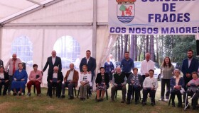Máis de 500 persoas celebraron a XXVI Festa dos Maiores do Concello de Frades