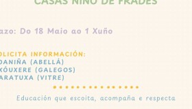 Aberto ata o vindeiro 1 de xuño o prazo de preinscrición nas Casas Niño de Frades