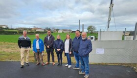 Visita institucional á asociación de veciños Río Samo