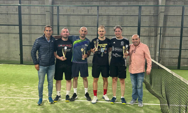 Manuel Rey Alvela e Dani Quinteiro gañan o Campionato de Pádel do Concello de Frades por segundo ano consecutivo