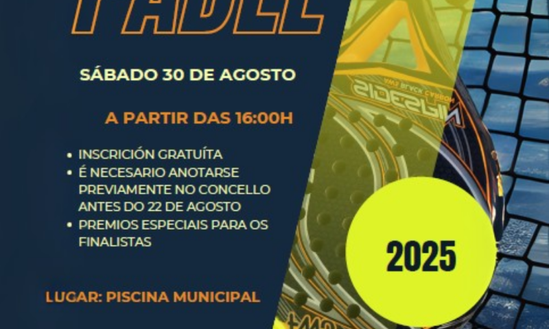 Normas e Grupos do Campionato de Pádel 2025