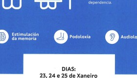 O bus de Coidados Porta a Porta volverá en xaneiro a Frades para ofrecer aos maiores servizos gratis de podoloxía, audioloxía e estimulación da memoria