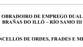 Puntuacións provisionais para os postos de persoal do obradoiro de emprego "Brañas do Illó-Río Samo III"