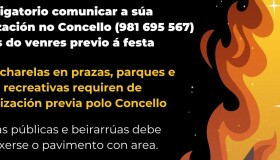 O Concello de Frades abre o prazo de petición de permisos para as Cacharelas de San Xoán e San Pedro 2026