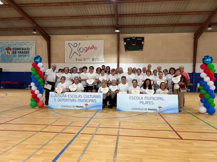 Duascentas persoas participaron nas Escolas Deportivas Municipais de Frades  