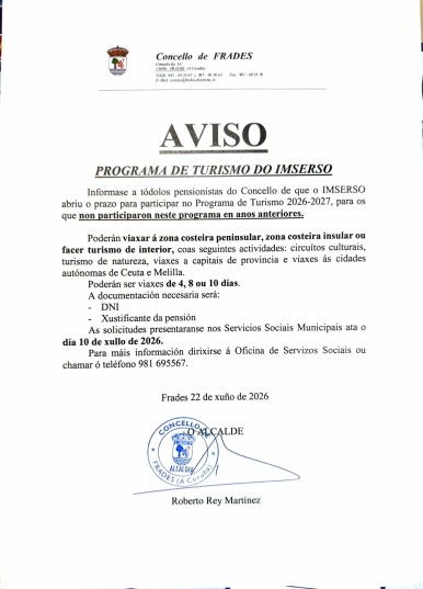 Programa de turismo do IMSERSO